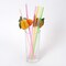 50 Assorted Mini Tropical Fruit Plastic DRINKING STRAWS